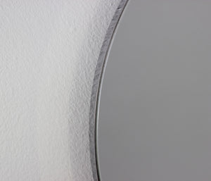 Orbis™ Round Minimalist Mirror with Stainless Steel Frame, Customisable