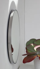 Orbis™ Round Minimalist Mirror with Stainless Steel Frame, Customisable