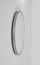 Orbis™ Round Minimalist Mirror with Stainless Steel Frame, Customisable