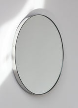 Orbis™ Round Minimalist Mirror with Stainless Steel Frame, Customisable