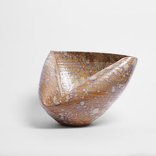 Medium Large Desert Dusk Collapsed Open Form, Vessel N.105, Interior Sculpture, Objet D'Art