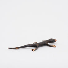 Gecko in Bronze with Patina Paperweight