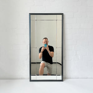 NEW Quadris™ Rectangular Multi-Panelled Mirror with Blackened Metal Frame