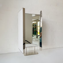 NEW Triptych Countertop Mirror with Minimalist Nickel Plated Frame