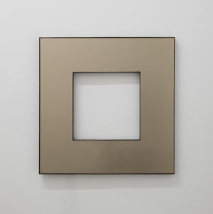 Original Contemporary Back-Illuminated Bronze Tinted Square Donut™ Mirror