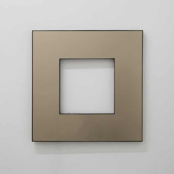 Original Contemporary Back-Illuminated Bronze Tinted Square Donut™ Mirror