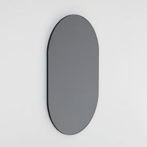 Capsula™ Capsule shaped Black Tinted Contemporary Frameless Mirror