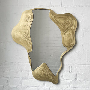 NEW Omalo™ Special Edition Mirror with a Delicately Handcrafted Brass Frame