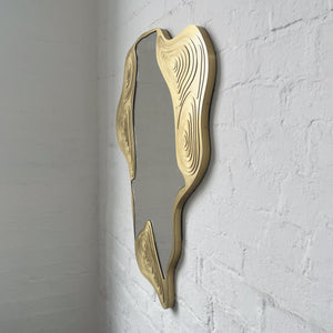 NEW Omalo™ Special Edition Mirror with a Delicately Handcrafted Brass Frame