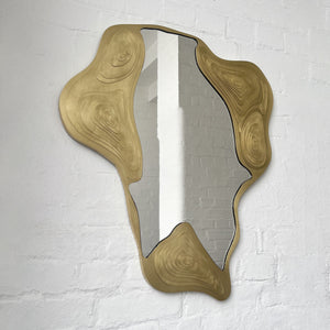 NEW Omalo™ Special Edition Mirror with a Delicately Handcrafted Brass Frame