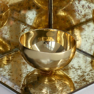 Small Polished Brass Bowl, Vide-poche