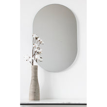 Capsula™ Capsule shaped Minimalist Frameless Mirror