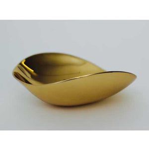 Polished Brass Shallow Bowl