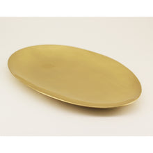 Handmade Brushed Brass Decorative Plate, Vide-Poche, Medium