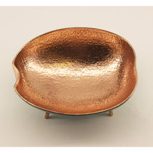 Verdigris Bronze Decorative Bowl with Legs, Vide-Poche