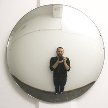 Orbis™ Round Convex Minimalist Frameless Mirror