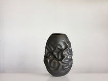 Black Dehydrated Form, Vase N.38, Interior Sculpture or Vessel, Objet D'Art