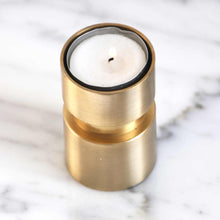 Convertible Brass Candleholder Taper Candle & Tealight