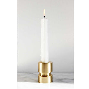 Convertible Brass Candleholder Taper Candle & Tealight