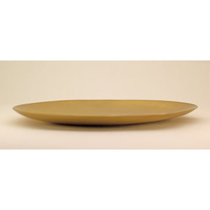 Handcrafted Brushed Brass Decorative Plate Vide-poche, Large