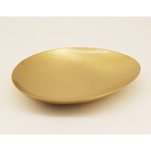 Handmade Brushed Brass Decorative Plate, Vide-Poche, Medium